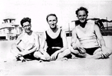 Emilio Segré, Enrico Persico, Enrico Fermi (da sinistra a destra)
